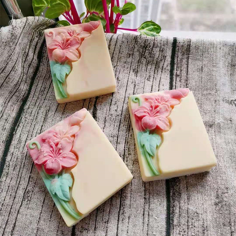 Molde de sabão floral bonito r - Soap Making Cold Process avaliação e preço