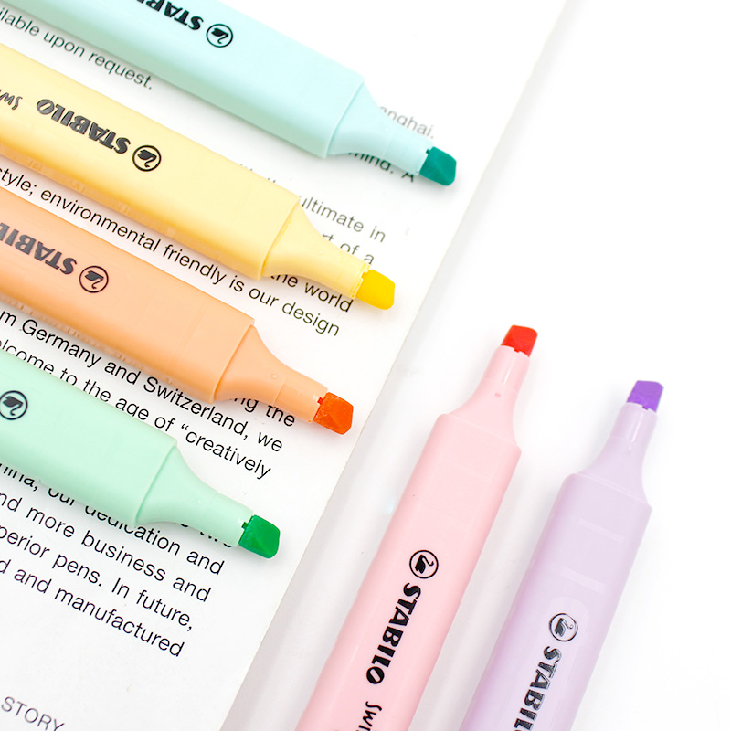 6 Pcs STABILO Highlighter 275  - Stabilo Marker Swing Cool avaliação e preço