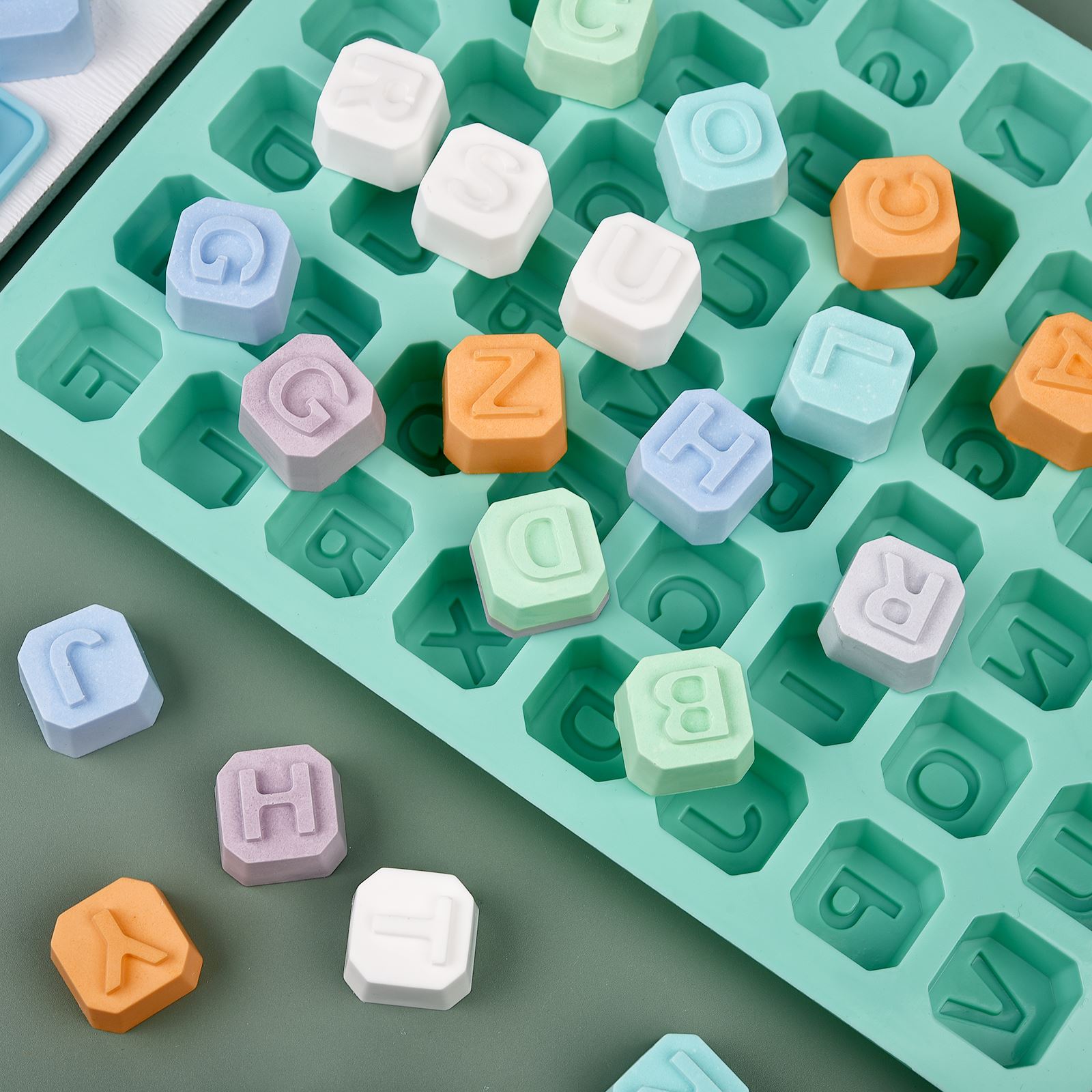Molde de silicone com 48 letra - Soap Making Supplies Australia avaliação e preço