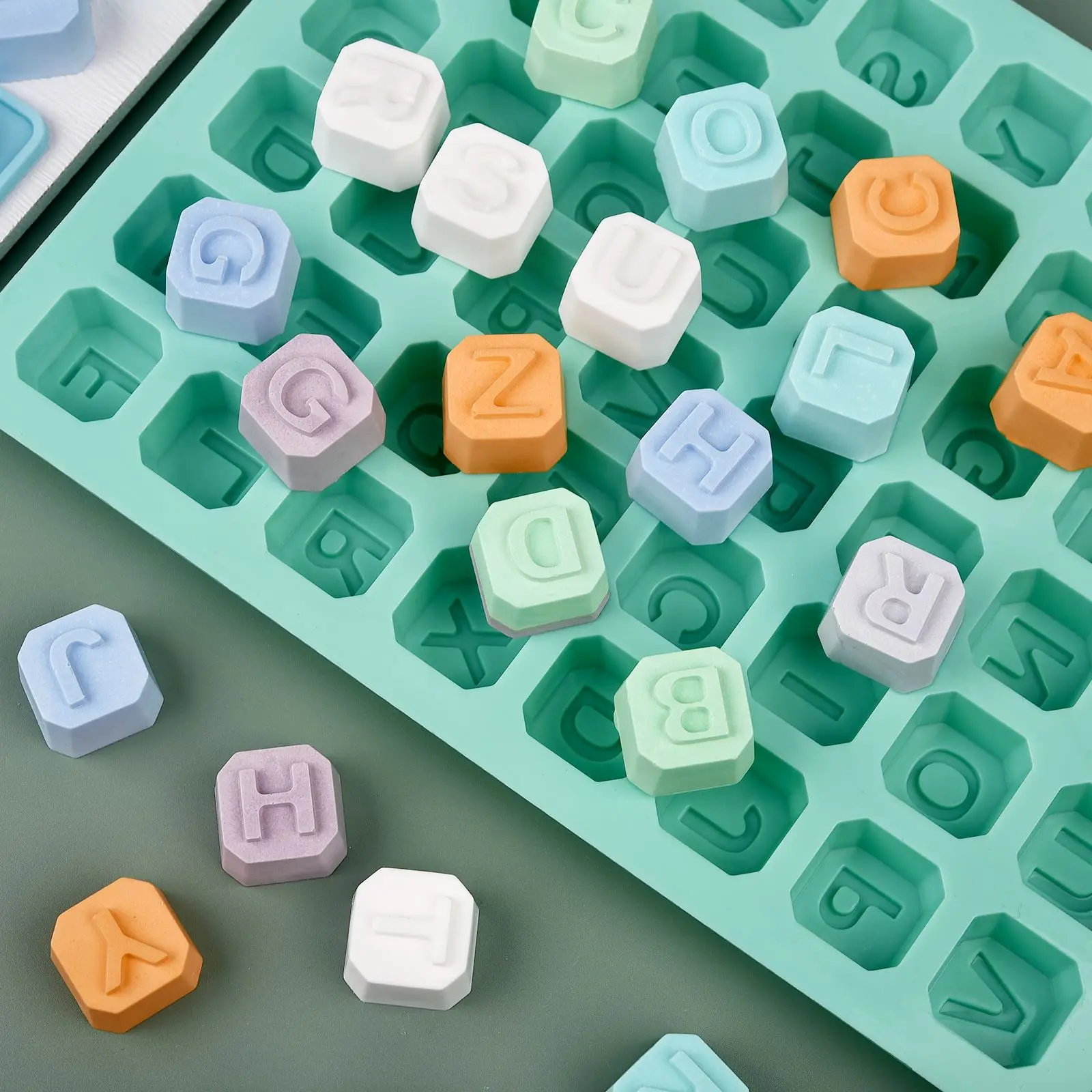 Molde de silicone com 48 letra - Soap Making Supplies Australia avaliação e preço