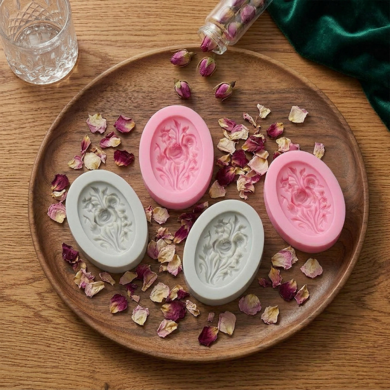 4 moldes de silicone com forma - Soap Making Instructions avaliação e preço